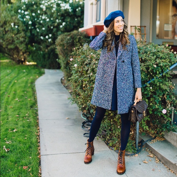 J. Crew Jackets & Blazers - BRAND NEW JCrew Daphne Tweed blue coat size 2